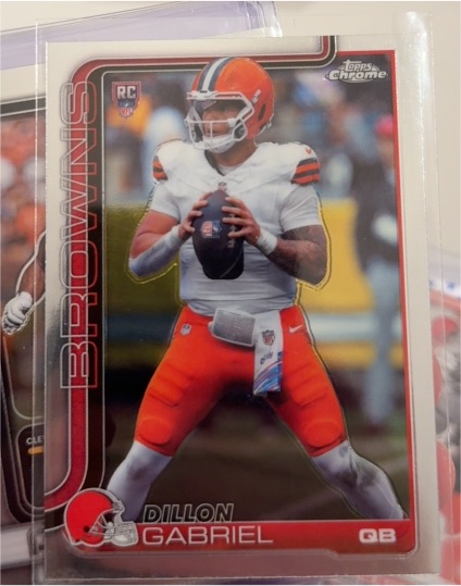 2025 Topps Chrome #317 Dillon Gabriel — front