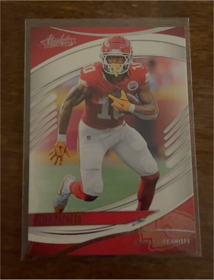 2025 Panini Absolute #92 Isiah Pacheco — front