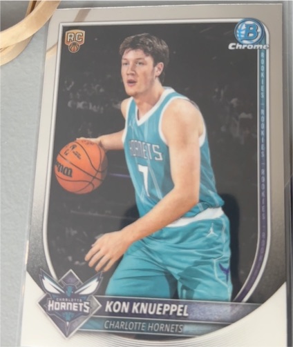 2025-26 Bowman Chrome #BCV-4 Kon Knueppel — front