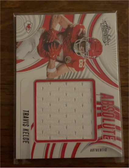 2025 Panini Absolute #AJ-TKE Travis Kelce Absolute Jumbos — front