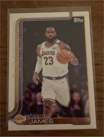 2025-26 Topps #150 LeBron James — front