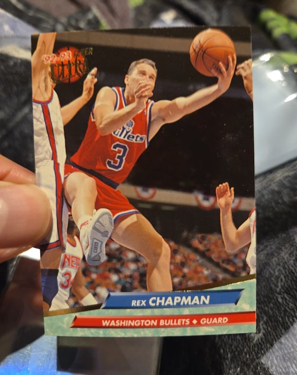 1992-93 Fleer Ultra #366 Rex Chapman — front