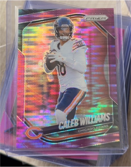 2025 Panini Prizm #124 Caleb Williams — front