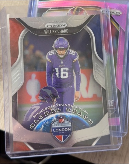 2025 Panini Prizm #4 Will Reichard Global Reach — front