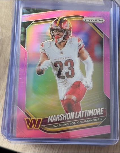 2025 Panini Prizm #184 Marshon Lattimore — front