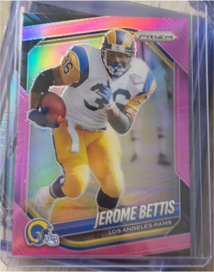 2025 Panini Prizm #235 Jerome Bettis Pink Prizm — front