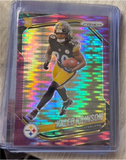 2025 Panini Prizm #375 Kaleb Johnson — front