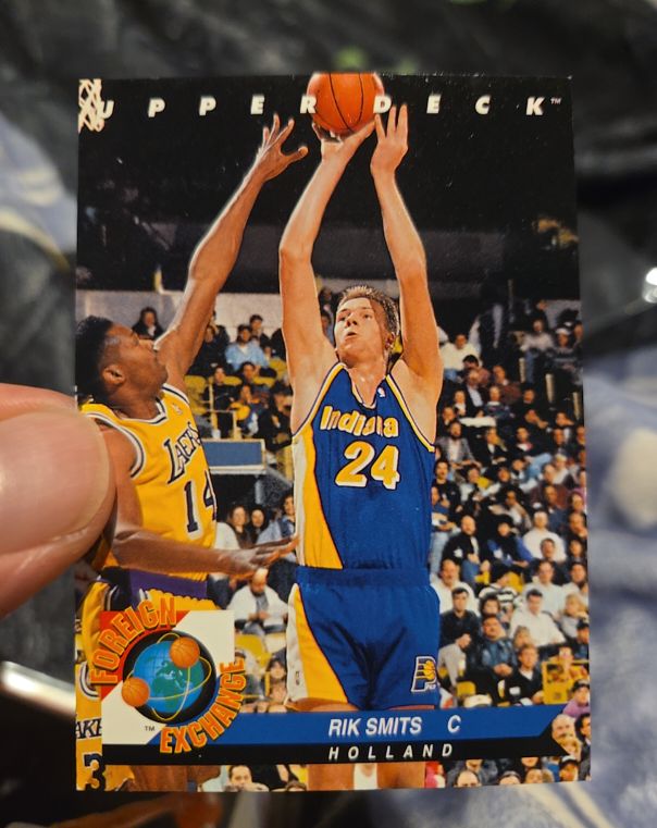 1992-93 Upper Deck Foreign Exchange #FE9 Rik Smits — front