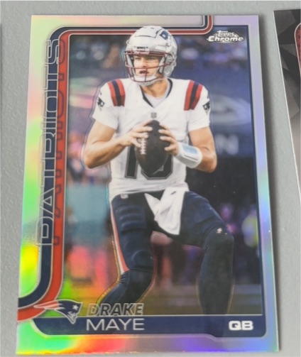 2025 Topps Chrome #207 Drake Maye — front
