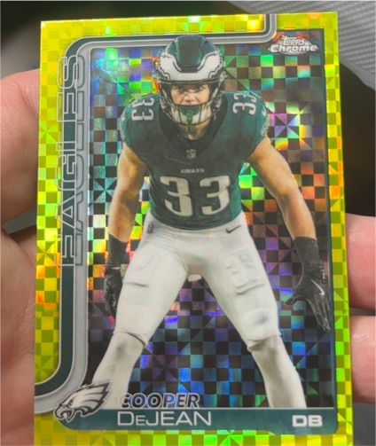 2025 Topps Chrome #252 Cooper DeJean — front