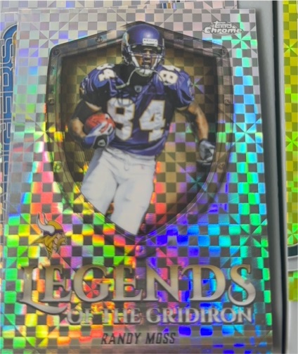 2024 Topps Chrome Legends of the Gridiron #LOG-13 Randy Moss — front