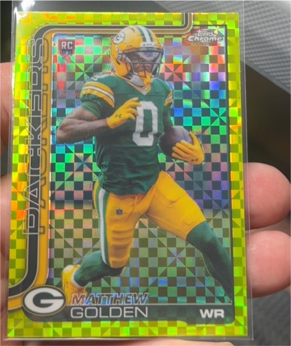 2025 Topps Chrome #333 Matthew Golden — front