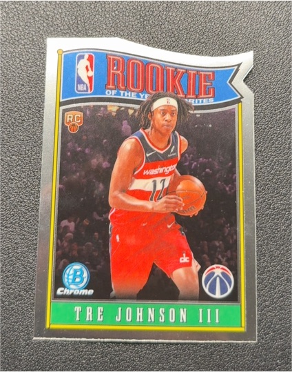 2025-26 Bowman Basketball #RY-6 Tre Johnson III — front