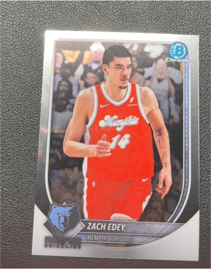 2025-26 Bowman Chrome #BCV-139 Zach Edey — front
