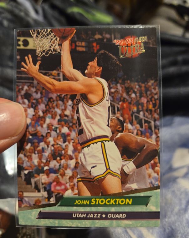 1992-93 Fleer Ultra #183 John Stockton — front
