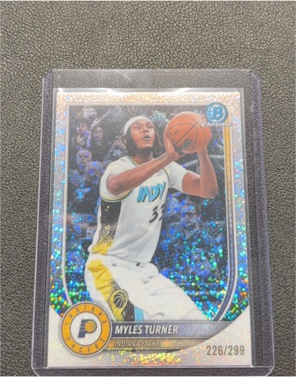 2025-26 Bowman Chrome #BCV-161 Myles Turner — front