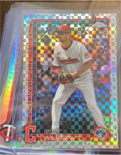 2025 Topps Chrome Update #USC187 Will Wilson — front