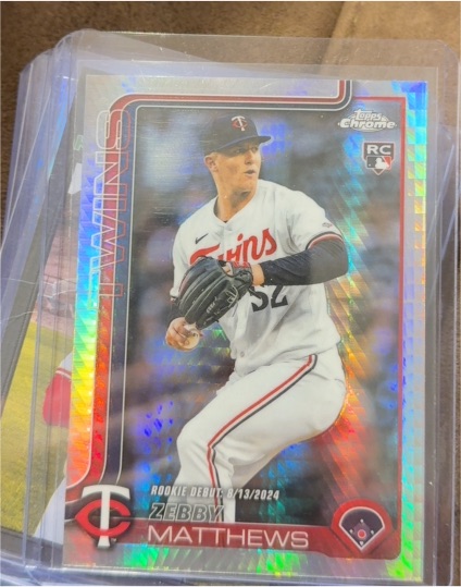 2025 Topps Chrome Update #USC171 Zebby Matthews — front