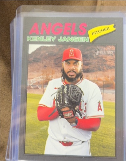 2026 Topps Heritage #229 Kenley Jansen Los Angeles Angels — front