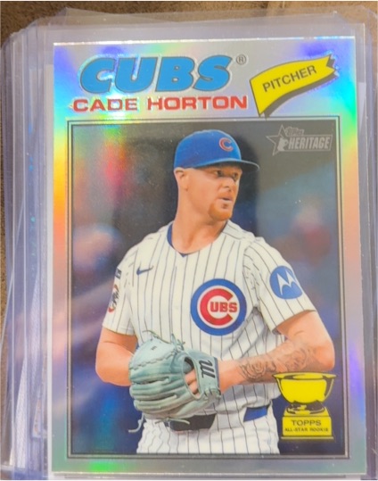 2026 Topps Heritage #396 Cade Horton — front