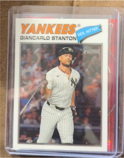 2026 Topps Heritage #250 Giancarlo Stanton — front