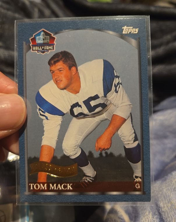 1999 Topps Hall of Fame #HOF4 Tom Mack — front