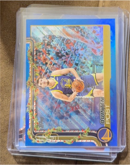 2025-26 Topps Holiday #H110 Quinten Post — front