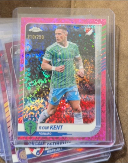 2025 Topps Chrome MLS #22 Ryan Kent — front