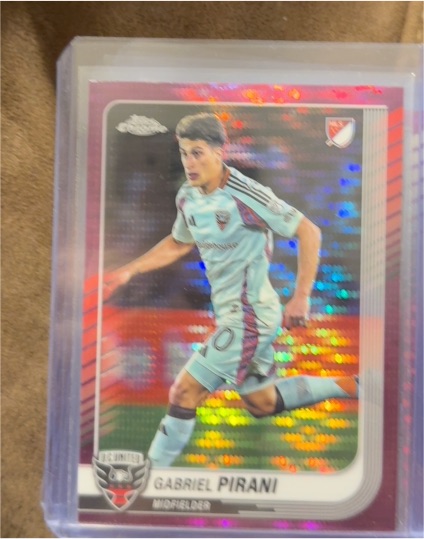 2025 Topps Chrome MLS #38 Gabriel Pirani — front