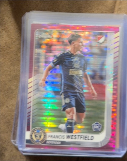 2025 Topps Chrome MLS #39 Francis Westfield — front