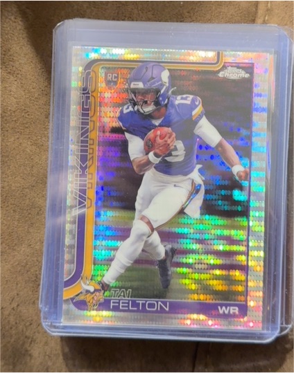 2025 Topps Chrome #395 Tai Felton — front