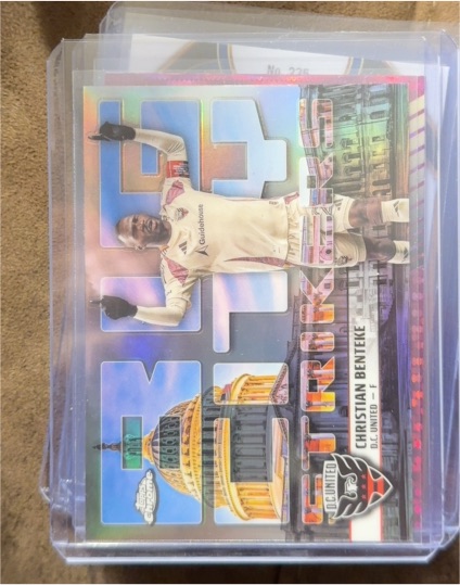 2025 Topps Chrome MLS #BCS-1 Christian Benteke Big City Strikers — front