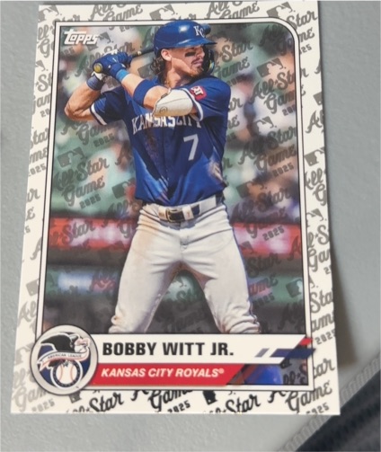 2025 Topps All-Star Game #30 Bobby Witt Jr. — front