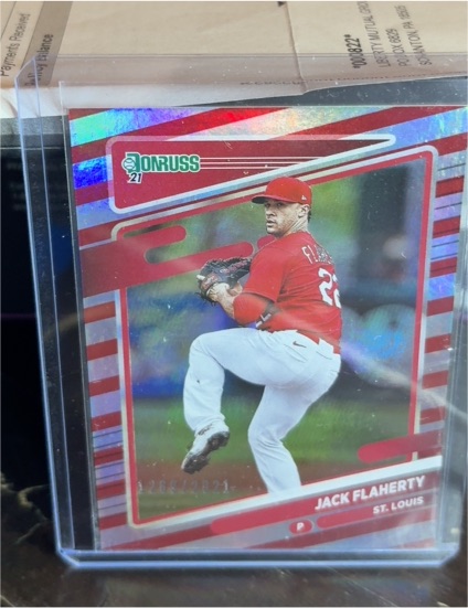 2021 Donruss #153 Jack Flaherty — front