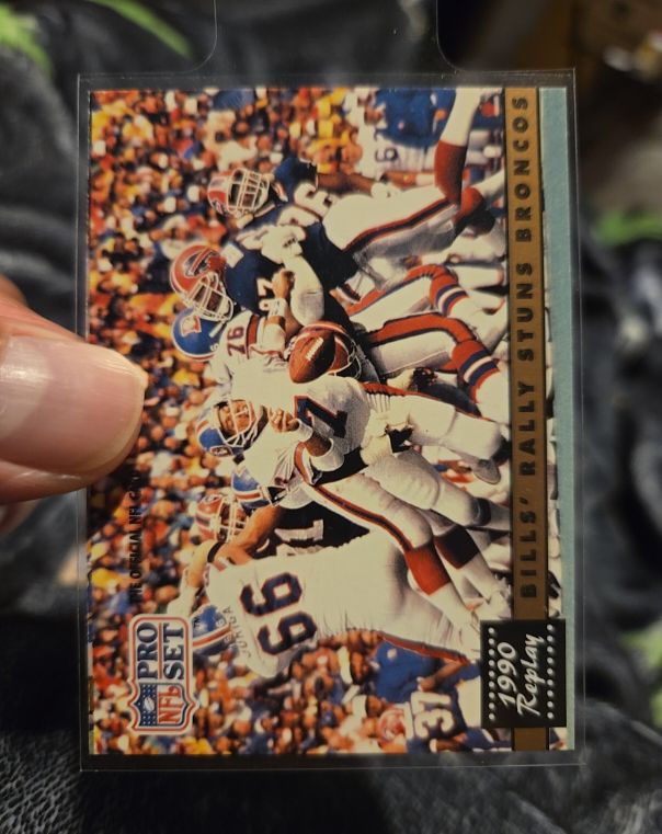 1991 Pro Set #326 Bills' Rally Stuns Broncos — front