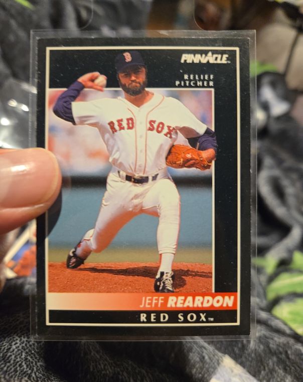 1992 Pinnacle #158 Jeff Reardon — front