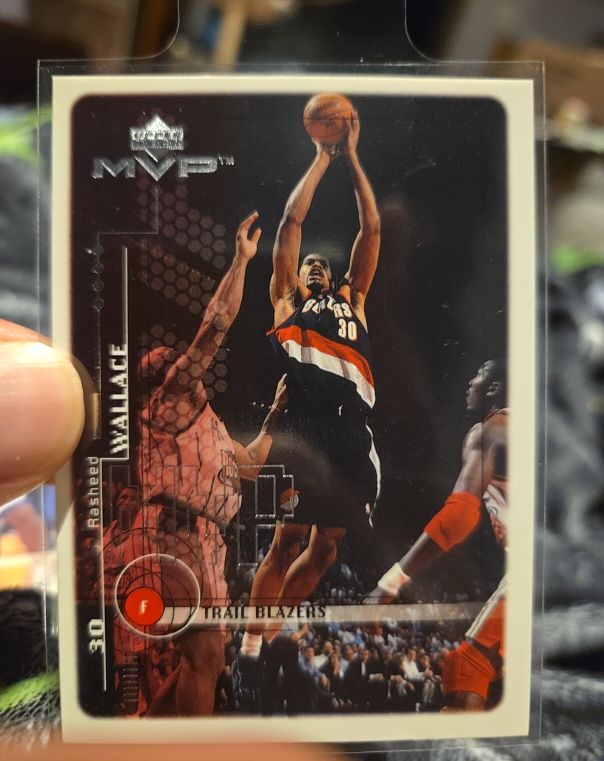 1999-00 Upper Deck MVP #130 Rasheed Wallace — front