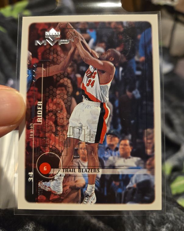 1999-00 Upper Deck MVP #134 Isaiah Rider — front