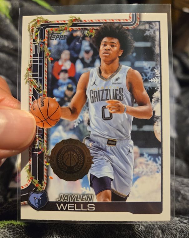 2025-26 Topps Holiday #H147 Jaylen Wells — front