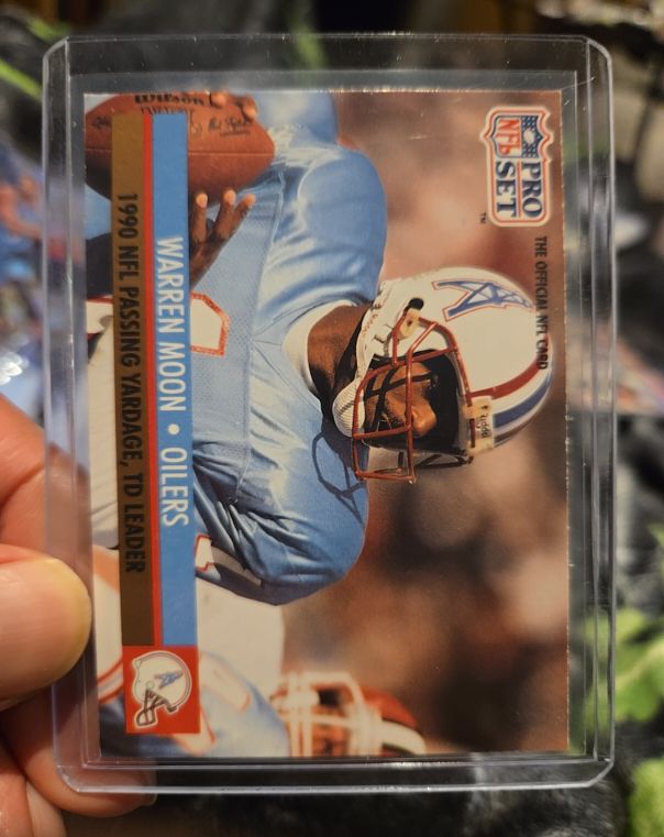 1991 Pro Set #9 Warren Moon — front