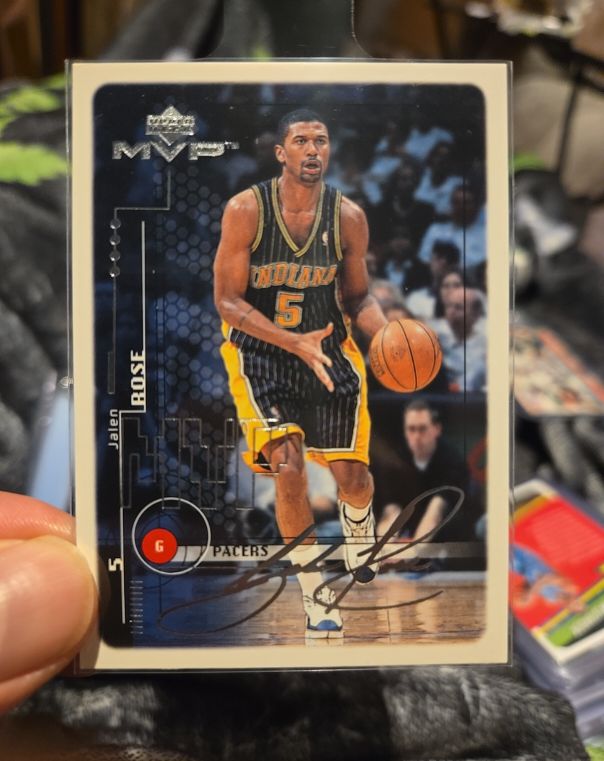 1999-00 Upper Deck MVP #65 Jalen Rose — front