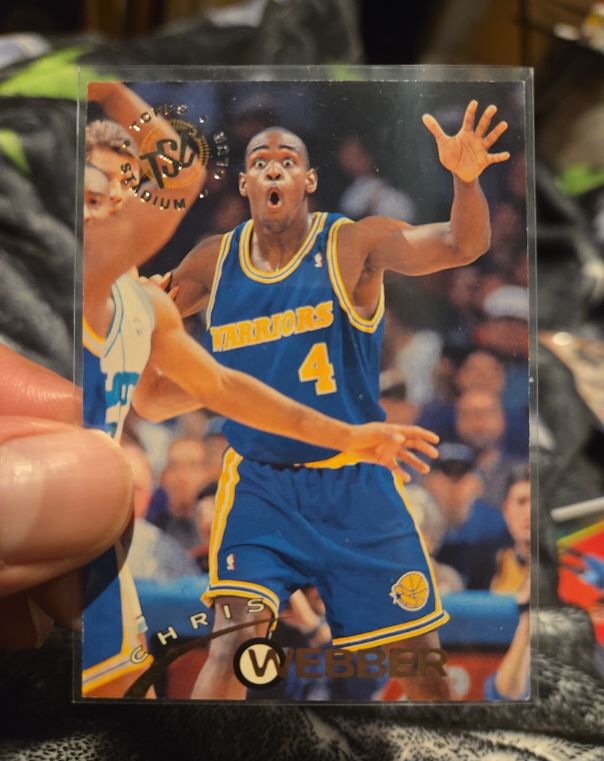 1994-95 Topps Stadium Club #9 Chris Webber — front