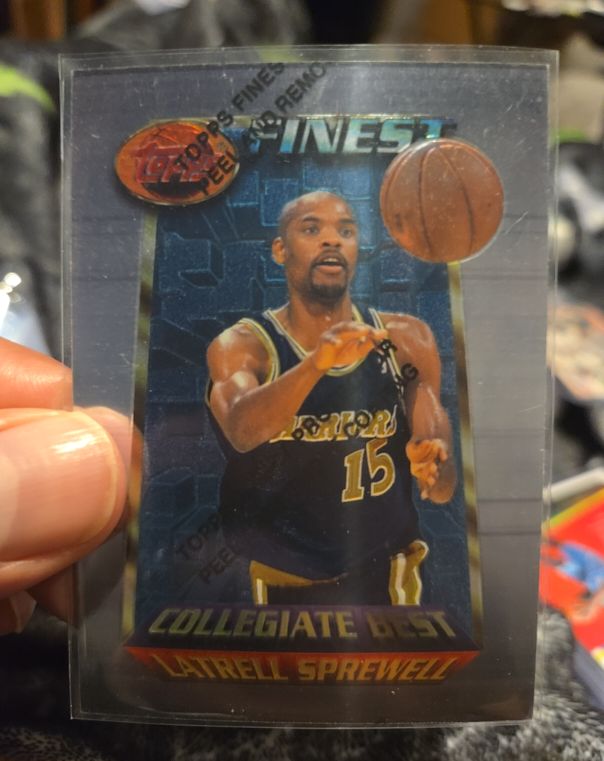 1994-95 Topps Finest #279 Latrell Sprewell — front