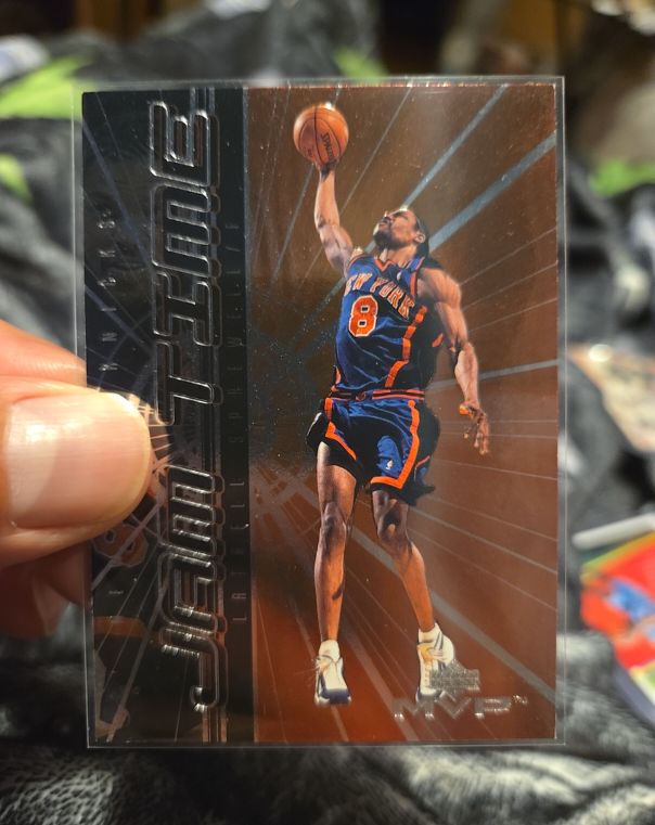 1999-00 Upper Deck MVP Jam Time #JT13 Latrell Sprewell — front