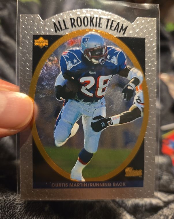 1996 Upper Deck Silver Collection #AR12 Curtis Martin All Rookie Team — front