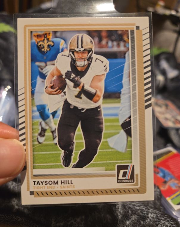 2025 Donruss #168 Taysom Hill New Orleans Saints — front
