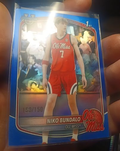 2025-26 Bowman Basketball #BPP-18 Niko Bundalo — front