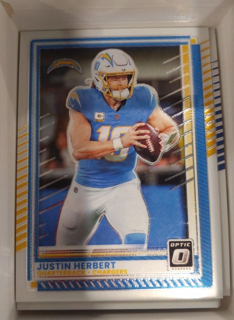 2025 Panini Donruss Optic #109 Justin Herbert — front