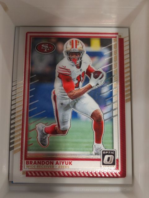2025 Panini Donruss Optic #168 Brandon Aiyuk — front