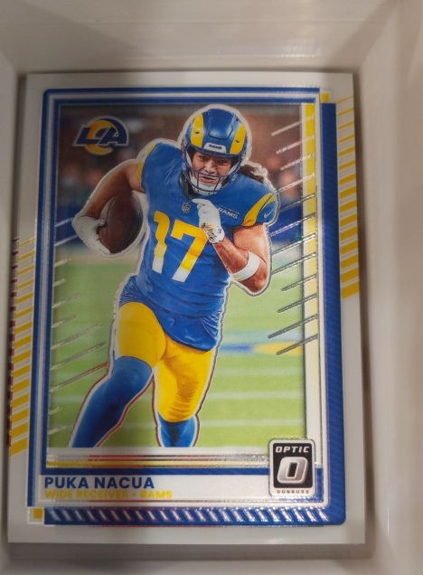 2025 Donruss Optic #192 Puka Nacua Los Angeles Rams — front